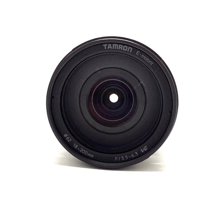 【全額返金保証】【最速発送】TAMRON 18-200mm F/3.5-6.3 Di III VC (Model B011) ブラック [ソニー用] 美品 動作確認済
