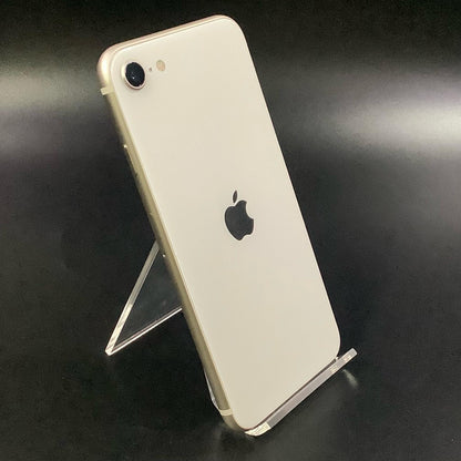 【全額返金保証】【最速発送】Apple iPhone iPhone SE（第3世代） 128GB スターライト Softbank SIMフリー 動作確認済 76%