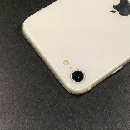 【全額返金保証】【最速発送】Apple iPhone iPhone SE（第3世代） 128GB スターライト Softbank SIMフリー 動作確認済 76%