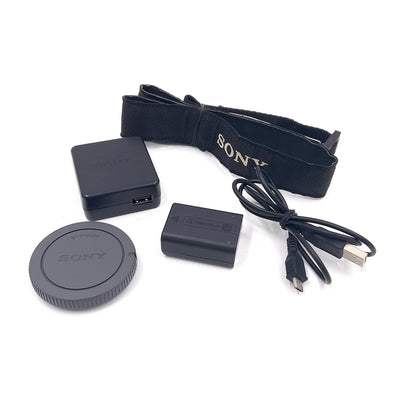 【全額返金保証】【最速発送】Sony デジタル一眼 α6000 ILCE-6000 ボディ [ブラック] ブラック 美品 動作確認済