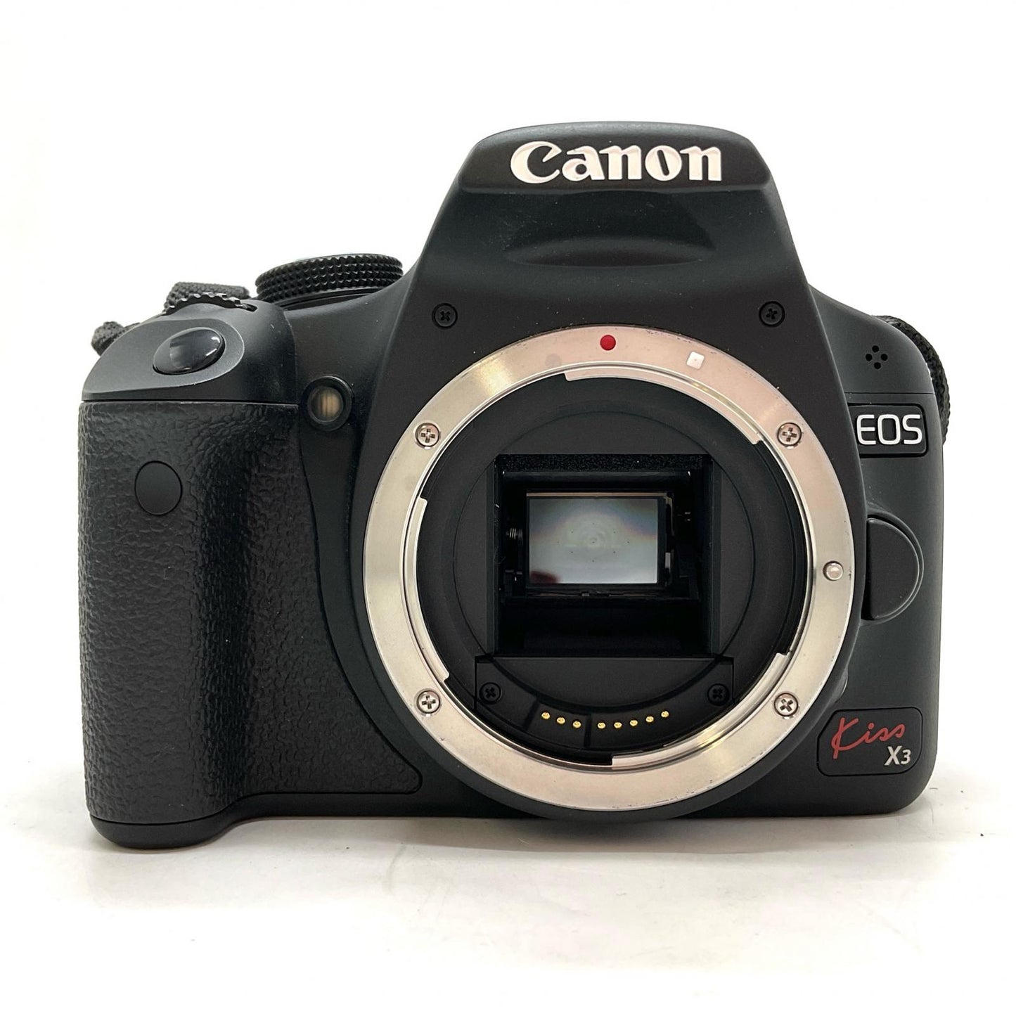 【全額返金保証】【最速発送】Canon デジタル一眼 EOS Kiss X3 ダブルズームキット ブラック 美品 動作確認済
