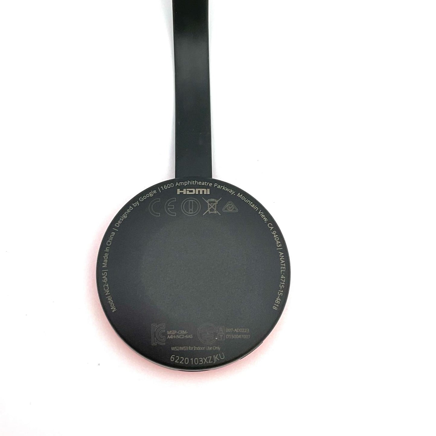 【全額返金保証】【最速発送】Google chromecast NC2-6A5 美品 動作確認済