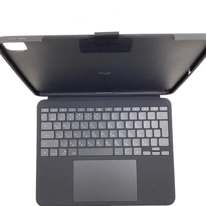 【全額返金保証】【最速発送】Logicool Combo Touch iPad Pro 13インチ M5 / M4キーボード付き ケース iK1276GRA 美品 動作確認済
