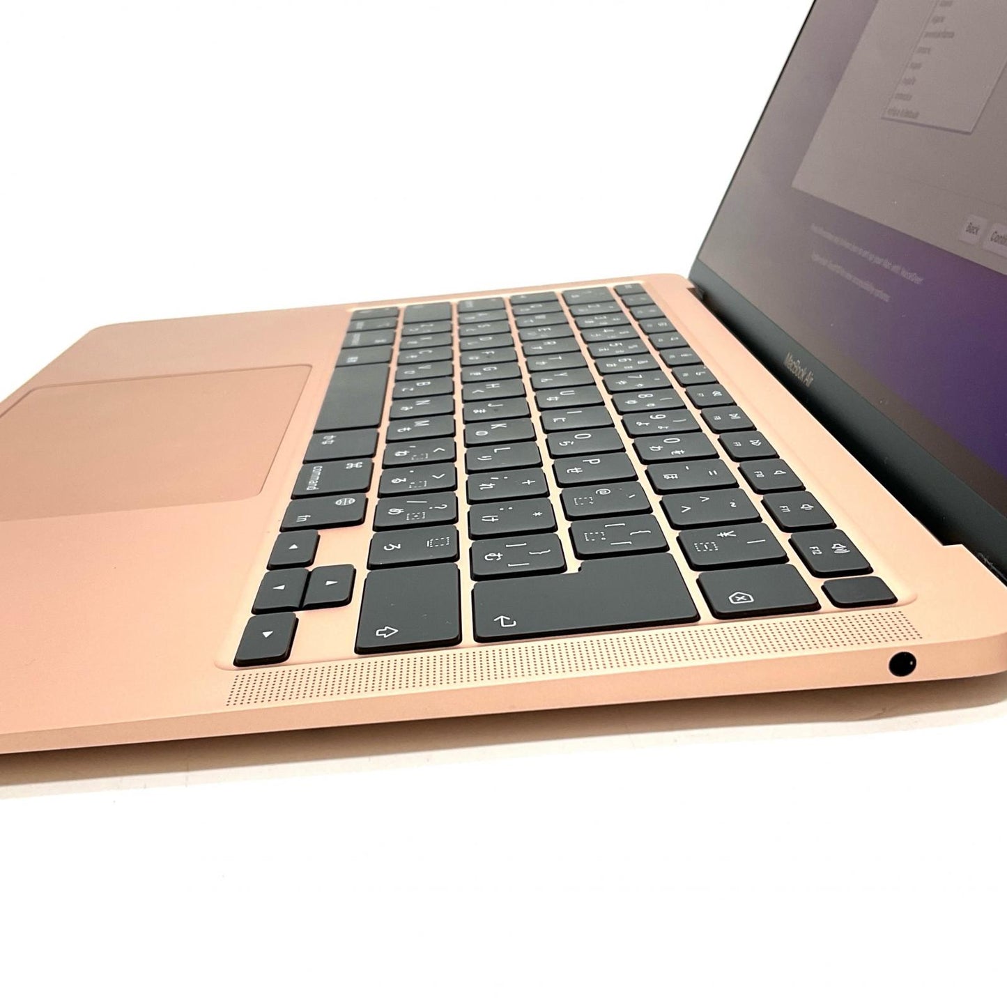 【全額返金保証】【最速発送】Apple MacBook Air 13インチ 2020 Apple M1 8GB 256GB ゴールド 95% 美品 動作確認済