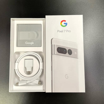 【全額返金保証】【最速発送】Google Pixel 7 Pro 128GB Snow SIMフリー GFE4J 白ロム 超美品 動作確認済