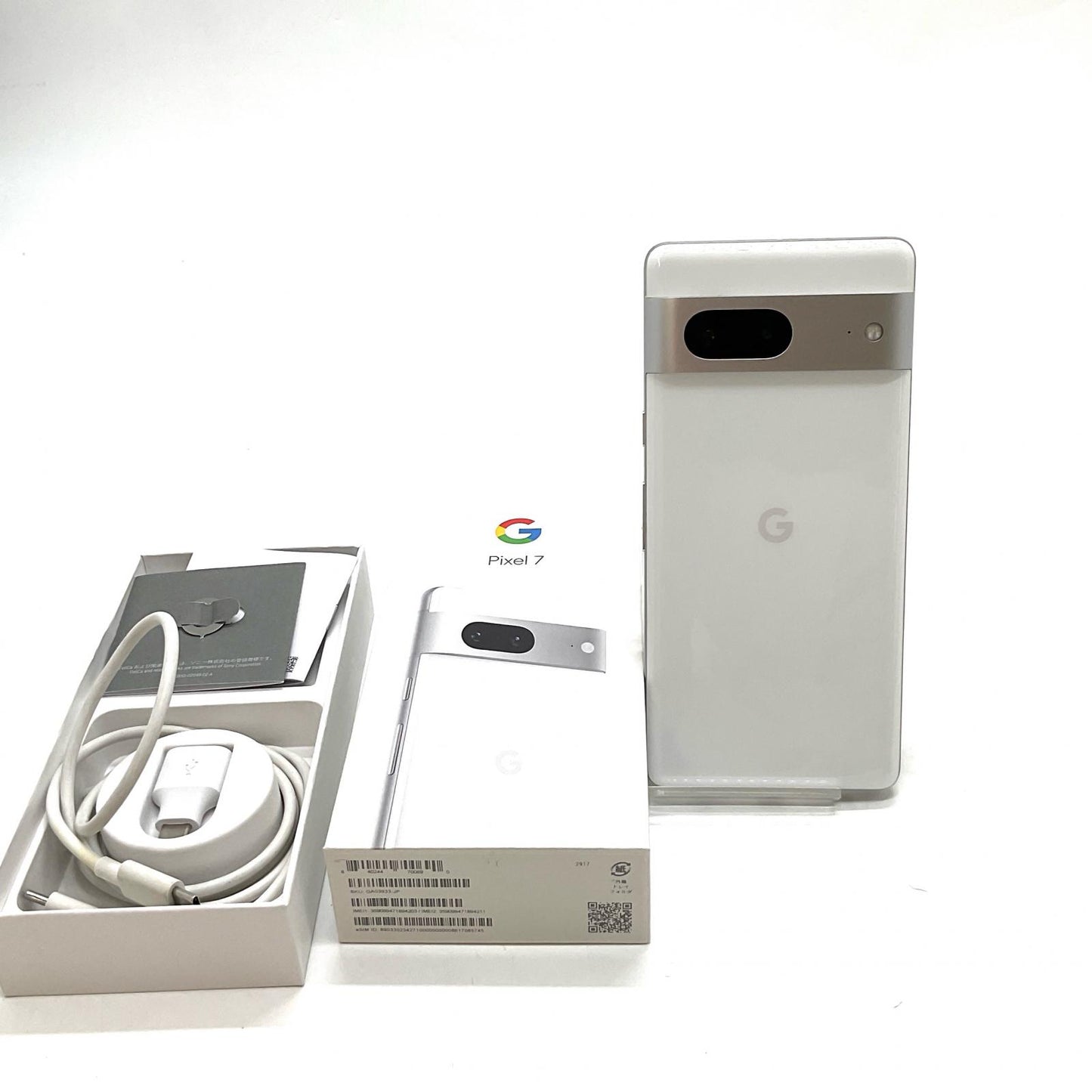 【全額返金保証】【最速発送】Google Pixel 7 128GB Snow SIMフリー G03Z5 白ロム 超美品 動作確認済