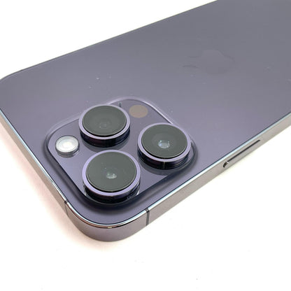 【全額返金保証】【最速発送】Apple iPhone iPhone 14 Pro Max 128GB ディープパープル Softbank 白ロム 美品 動作確認済 83%