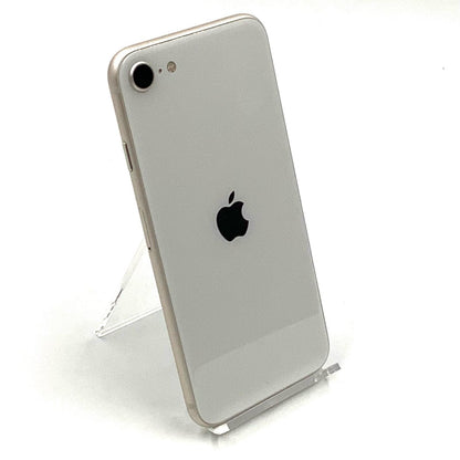 【全額返金保証】【最速発送】Apple iPhone iPhone SE（第3世代） 64GB スターライト au 白ロム 美品 動作確認済 82%