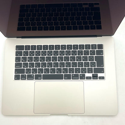 【全額返金保証】【最速発送】Apple MacBook Air 15インチ 2023 Apple M2 8GB 512GB スターライト 100% 超美品 動作確認済