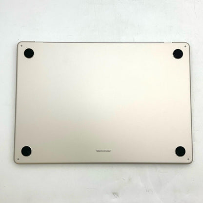 【全額返金保証】【最速発送】Apple MacBook Air 15インチ 2023 Apple M2 8GB 512GB スターライト 100% 超美品 動作確認済