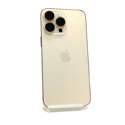 【全額返金保証】【最速発送】Apple iPhone iPhone 14 Pro Max 128GB ゴールド au SIMフリー 白ロム 動作確認済 82%