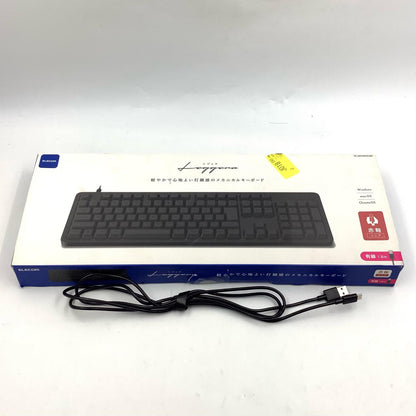 【全額返金保証】【最速発送】ELECOM メカニカルキーボード Leggero TK-MC50 美品 動作確認済