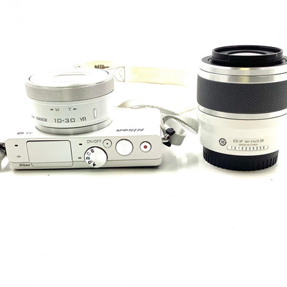 【全額返金保証】【最速発送】Nikon デジタル一眼 Nikon 1 J4 ダブルズームキット ホワイト 動作確認済