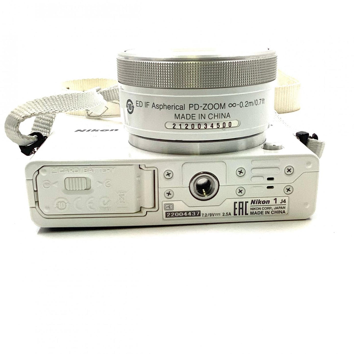 【全額返金保証】【最速発送】Nikon デジタル一眼 Nikon 1 J4 ダブルズームキット ホワイト 動作確認済