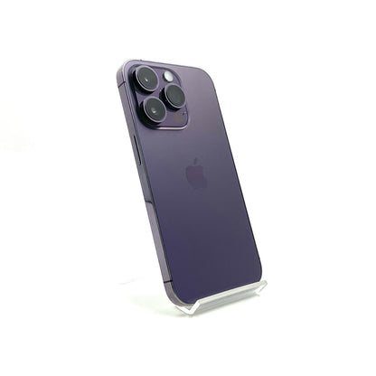 【全額返金保証】【最速発送】Apple iPhone iPhone 14 Pro 128GB ディープパープル SIMフリー 白ロム 動作確認済 76%