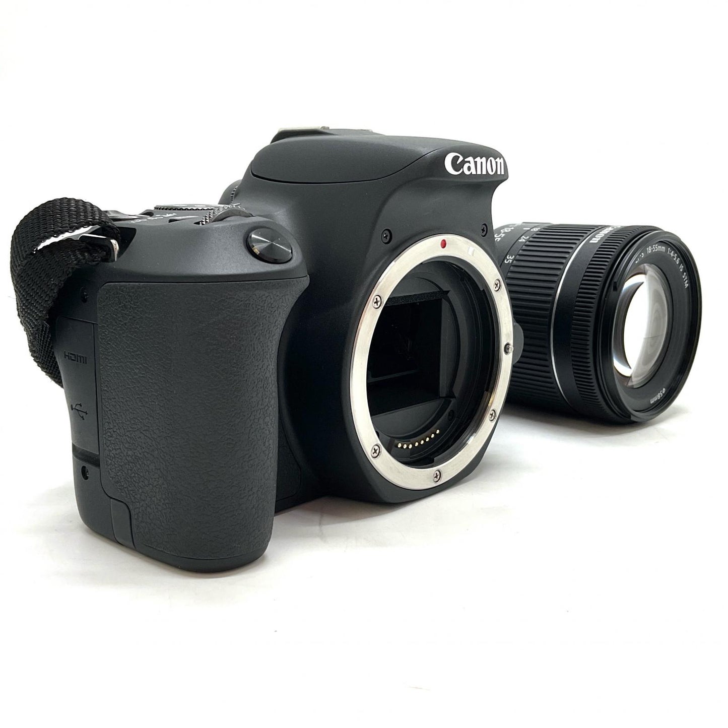 【全額返金保証】【最速発送】Canon デジタル一眼 EOS Kiss X9 EF-S18-55 IS STM レンズキット ブラック 美品 動作確認済