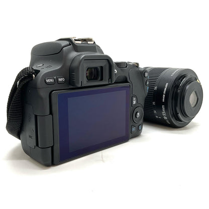 【全額返金保証】【最速発送】Canon デジタル一眼 EOS Kiss X9 EF-S18-55 IS STM レンズキット ブラック 美品 動作確認済