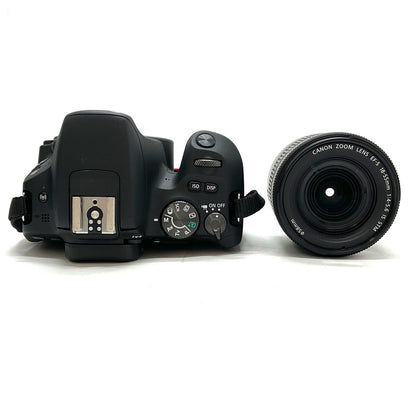 【全額返金保証】【最速発送】Canon デジタル一眼 EOS Kiss X9 EF-S18-55 IS STM レンズキット ブラック 美品 動作確認済