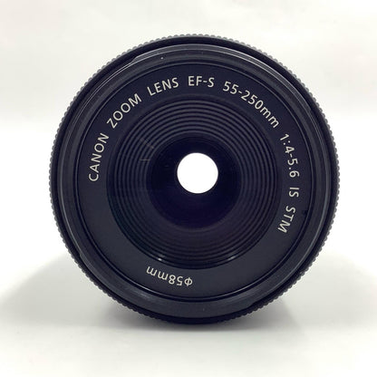 【全額返金保証】【最速発送】Canon EF-S55-250mm F4-5.6 IS STM 美品 動作確認済