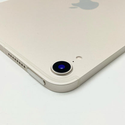 【全額返金保証】【最速発送】Apple iPad mini 8.3インチ 第6世代 64GB スターライト WiFi+Cellular SIMフリー 白ロム 美品 動作確認済