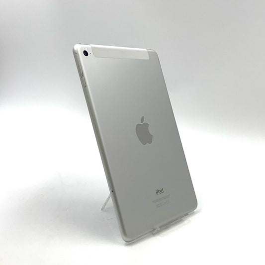 【全額返金保証】【最速発送】Apple iPad mini 7.9インチ 第4世代 64GB シルバー WiFi+Cellular Softbank 白ロム 動作確認済
