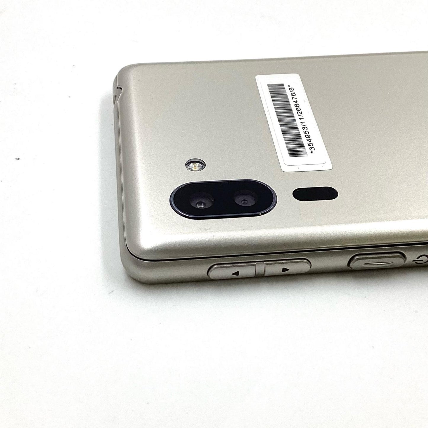 【全額返金保証】【最速発送】SHARP AQUOS シンプルスマホ5 32GB シャンパンゴールド Softbank A001SH 白ロム 動作確認済