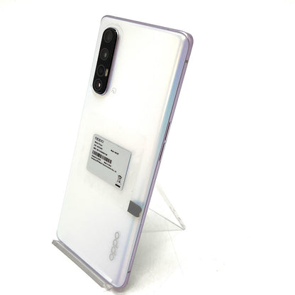 【全額返金保証】【最速発送】OPPO Reno 3　5G 128GB ミスティホワイト Softbank A001OP 白ロム 動作確認済