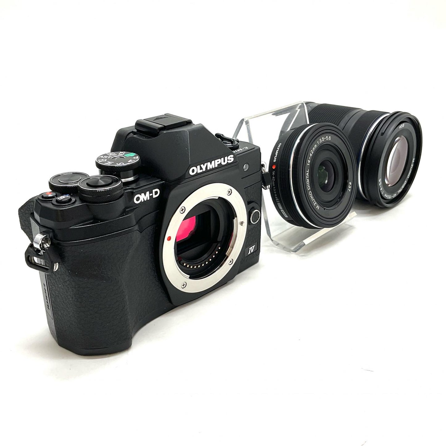 【全額返金保証】【最速発送】OM SYSTEM デジタル一眼 OM-D E-M10 Mark IV EZダブルズームキット [ブラック] 超美品 動作確認済