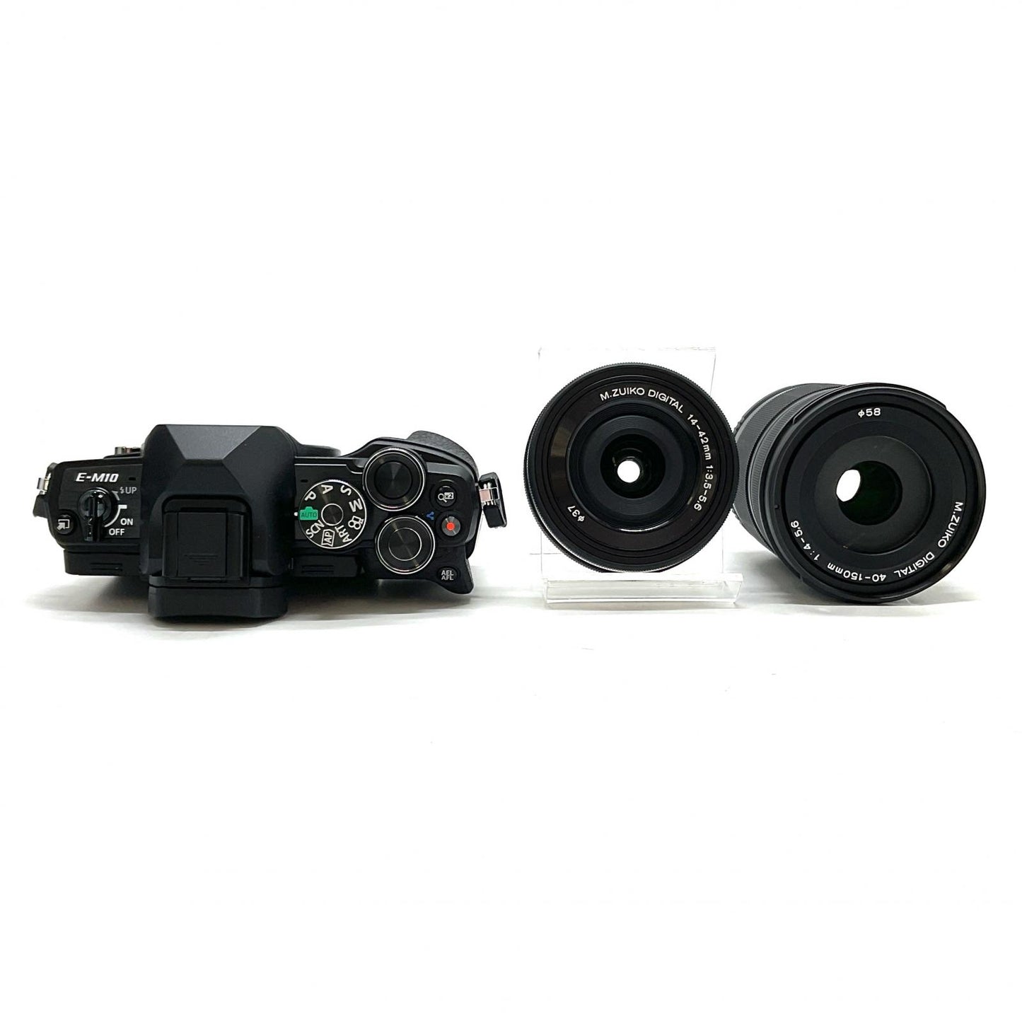 【全額返金保証】【最速発送】OM SYSTEM デジタル一眼 OM-D E-M10 Mark IV EZダブルズームキット [ブラック] 超美品 動作確認済
