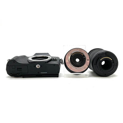 【全額返金保証】【最速発送】OM SYSTEM デジタル一眼 OM-D E-M10 Mark IV EZダブルズームキット [ブラック] 超美品 動作確認済