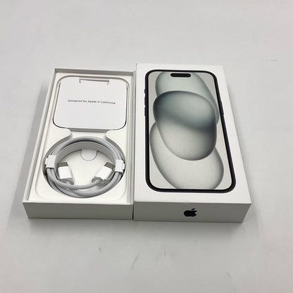 【全額返金保証】【最速発送】Apple iPhone iPhone 15 128GB ブラック au SIMフリー 白ロム 美品 動作確認済 87%