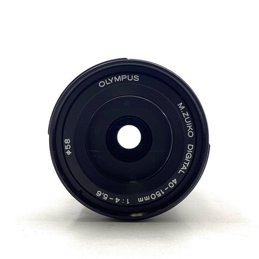 【全額返金保証】【最速発送】OLYMPUS M.ZUIKO DIGITAL ED 40-150mm F4.0-5.6 [シルバー] 美品 動作確認済