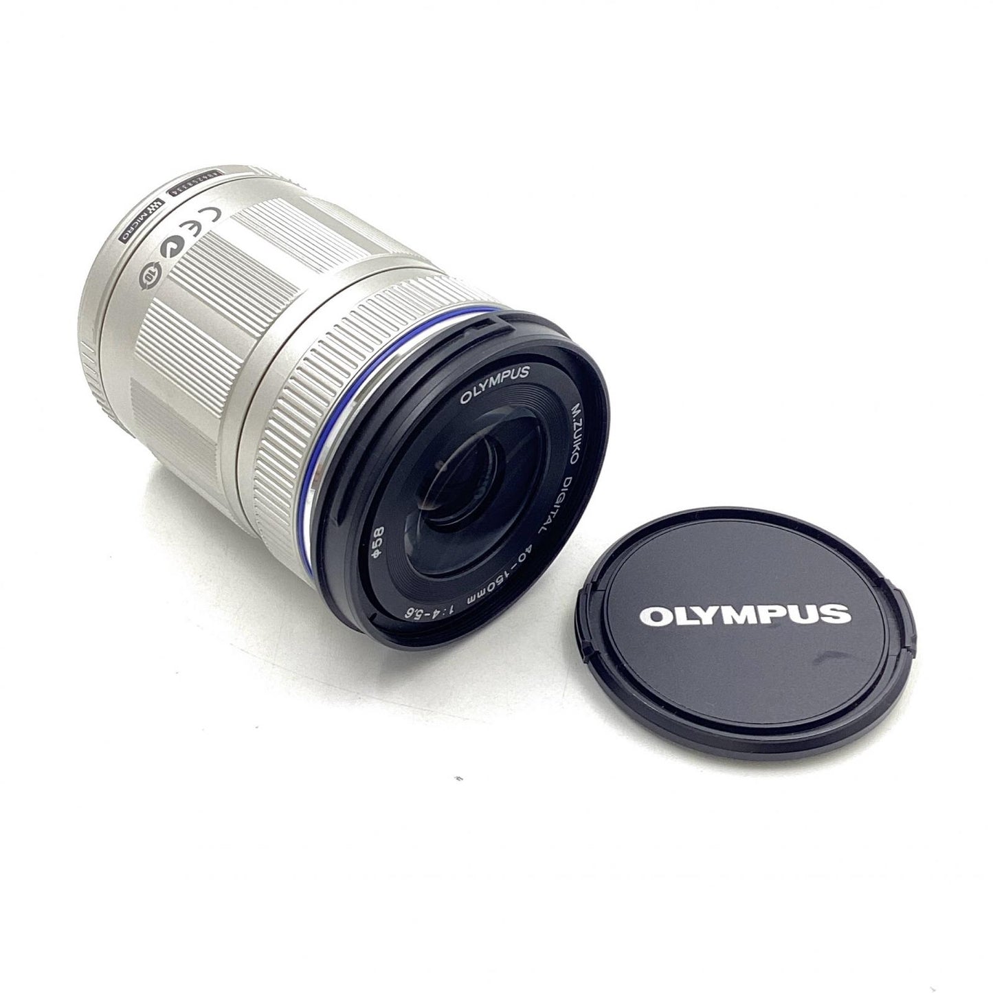 【全額返金保証】【最速発送】OLYMPUS M.ZUIKO DIGITAL ED 40-150mm F4.0-5.6 [シルバー] 美品 動作確認済