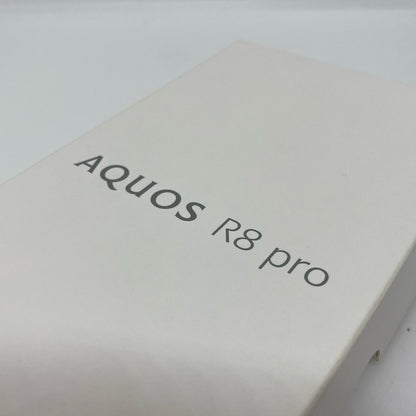 【全額返金保証】【最速発送】SHARP AQUOS R8 Pro 256GB ブラック SH-R80P 新品未開封 即納OK