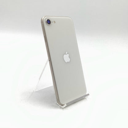 【全額返金保証】【最速発送】Apple iPhone iPhone SE（第3世代） 128GB スターライト docomo 白ロム 動作確認済 85%