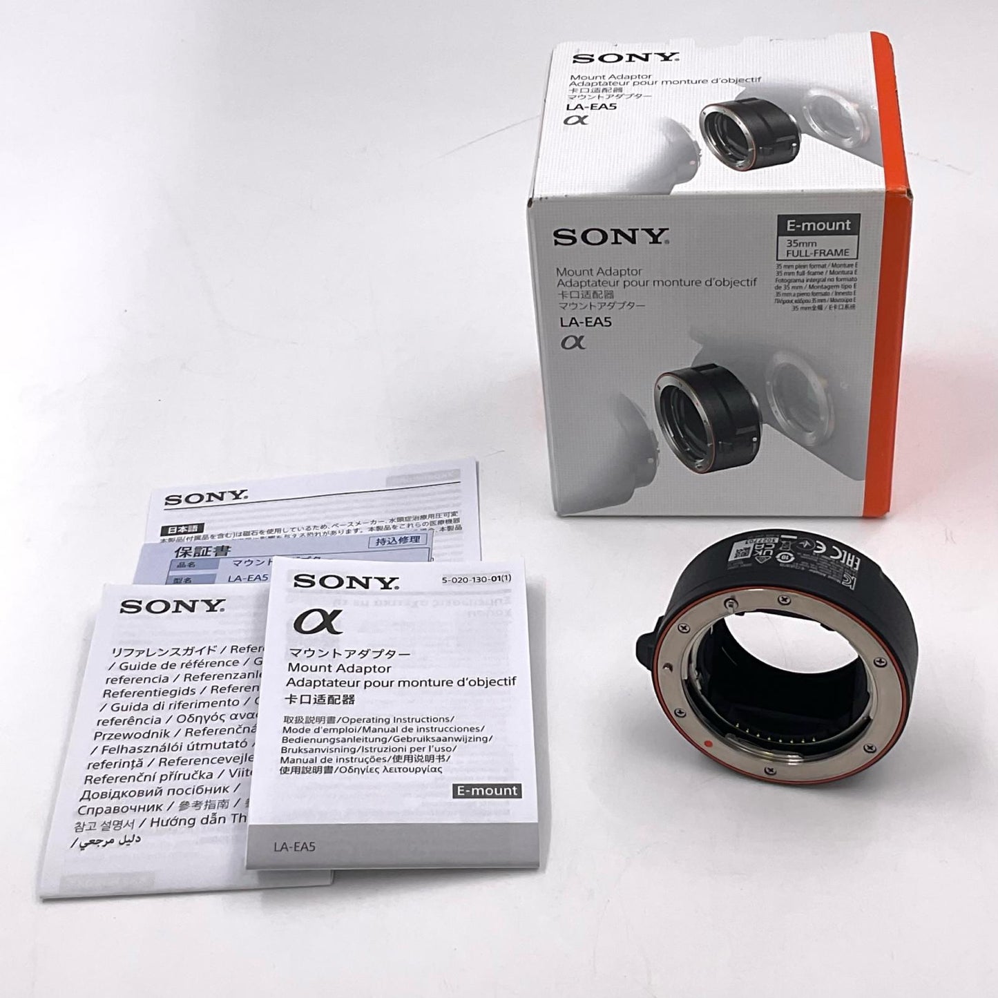 【全額返金保証】【最速発送】Sony マウントアダプター LA-EA5 美品 動作確認済