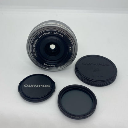 【全額返金保証】【最速発送】OLYMPUS M.ZUIKO DIGITAL ED 14-42mm F3.5-5.6 美品 動作確認済