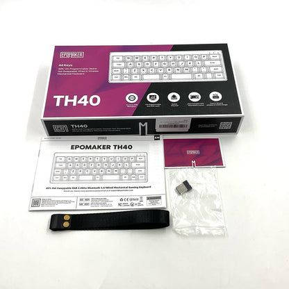 【全額返金保証】【最速発送】EPOMAKER EPOMAKER TH40 40%レイアウト VIAメカニカルキーボード TH40 美品 動作確認済