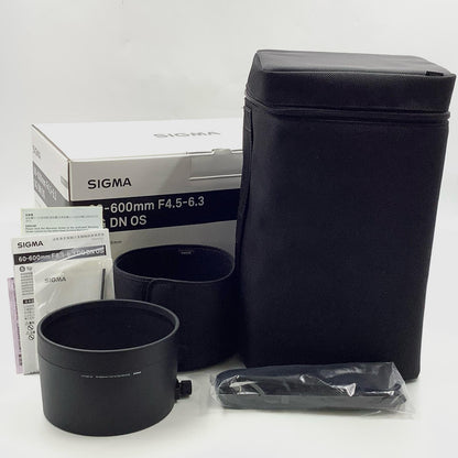 【全額返金保証】【最速発送】SIGMA 60-600mm F4.5-6.3 DG DN OS [ソニーE用] 美品 動作確認済