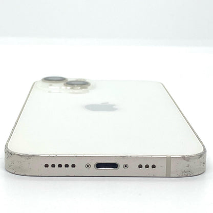 【最速発送】Apple iPhone iPhone 13 128GB スターライト au SIMフリー 白ロム【難有】 85%