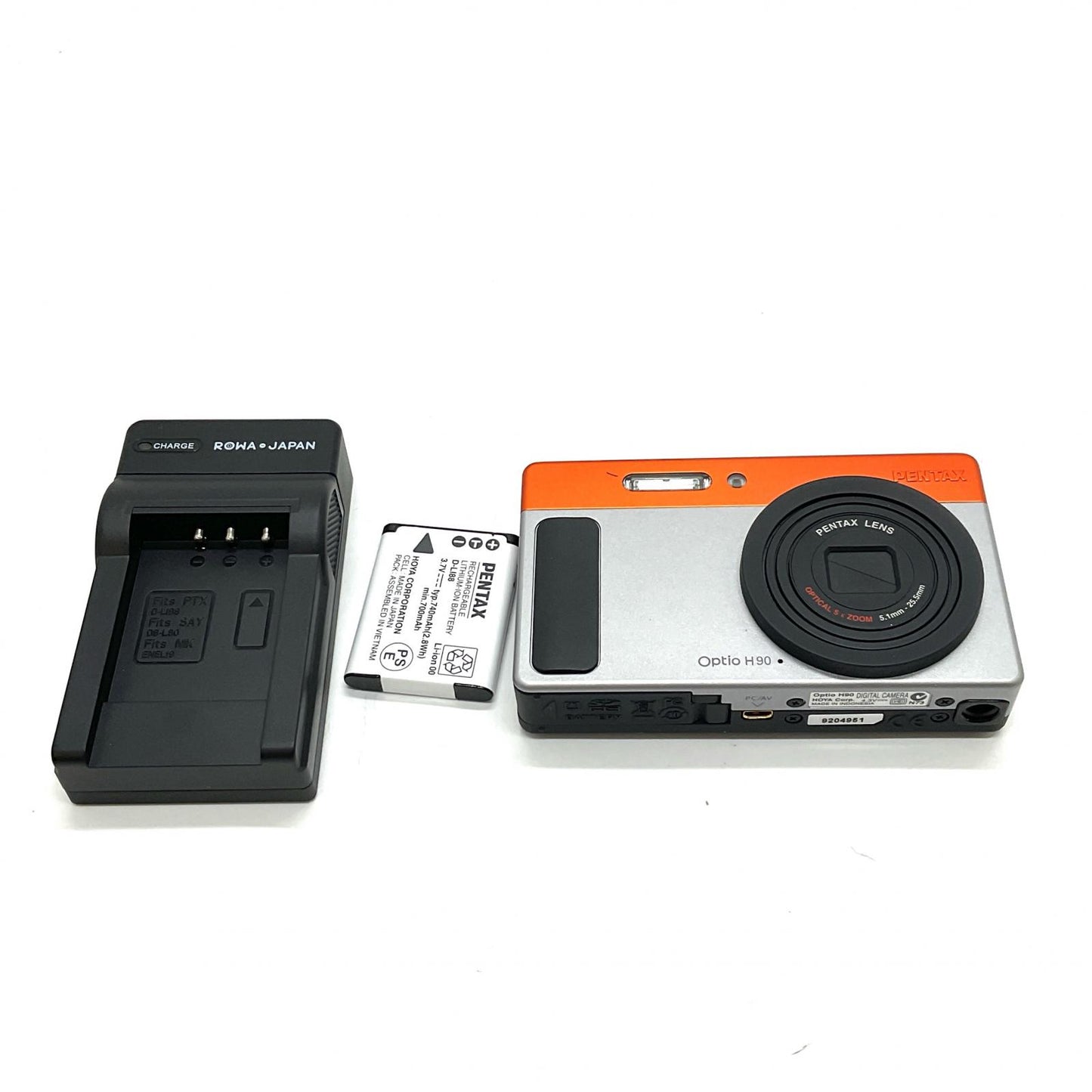 【全額返金保証】【最速発送】ペンタックス Optio H90 コンパクトデジタルカメラ Optio H90 美品 動作確認済