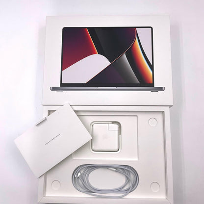 【全額返金保証】【最速発送】Apple MacBook Pro 14インチ 2021 Apple M1 Pro 16GB 512GB スペースグレイ 89% 美品 動作確認済