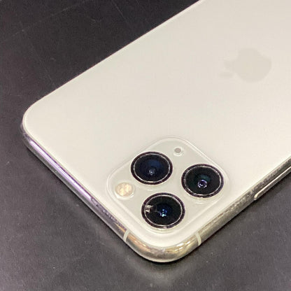 【全額返金保証】【最速発送】Apple iPhone iPhone 11 Pro 64GB シルバー au 白ロム 動作確認済 100%