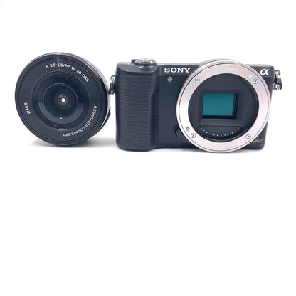【全額返金保証】【最速発送】Sony デジタル一眼 α5000 ILCE-5000L パワーズームレンズキット ブラック 美品 動作確認済