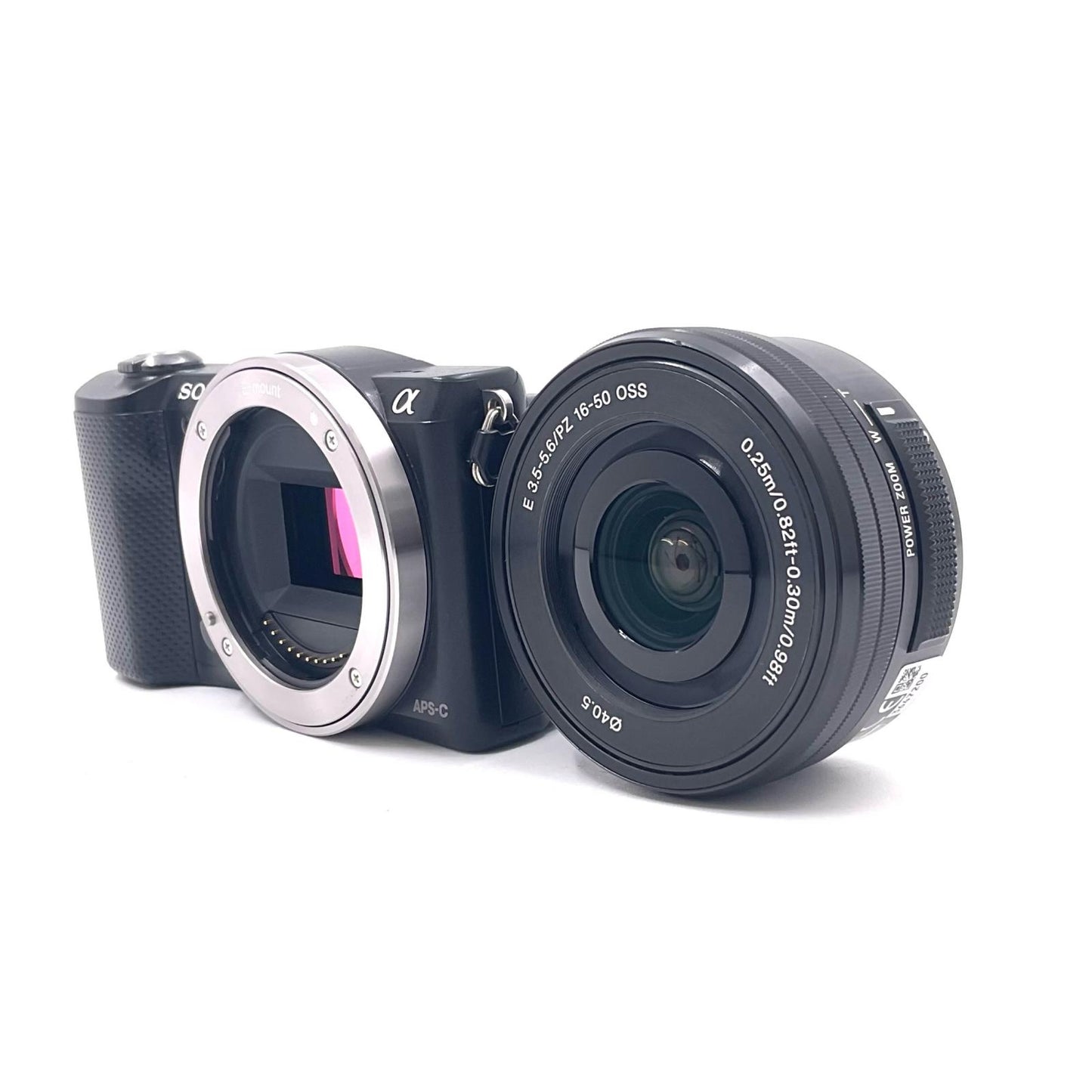 【全額返金保証】【最速発送】Sony デジタル一眼 α5000 ILCE-5000L パワーズームレンズキット ブラック 美品 動作確認済