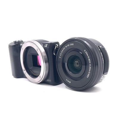 【全額返金保証】【最速発送】Sony デジタル一眼 α5000 ILCE-5000L パワーズームレンズキット ブラック 美品 動作確認済