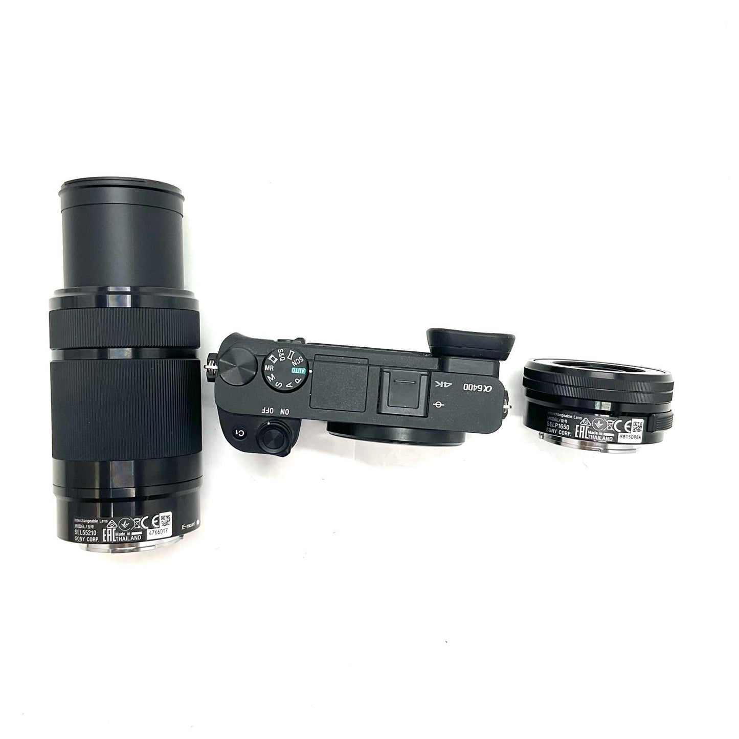 【全額返金保証】【最速発送】Sony デジタル一眼 α6400 ILCE-6400X ダブルズームレンズキット [ブラック] ブラック 美品 動作確認済