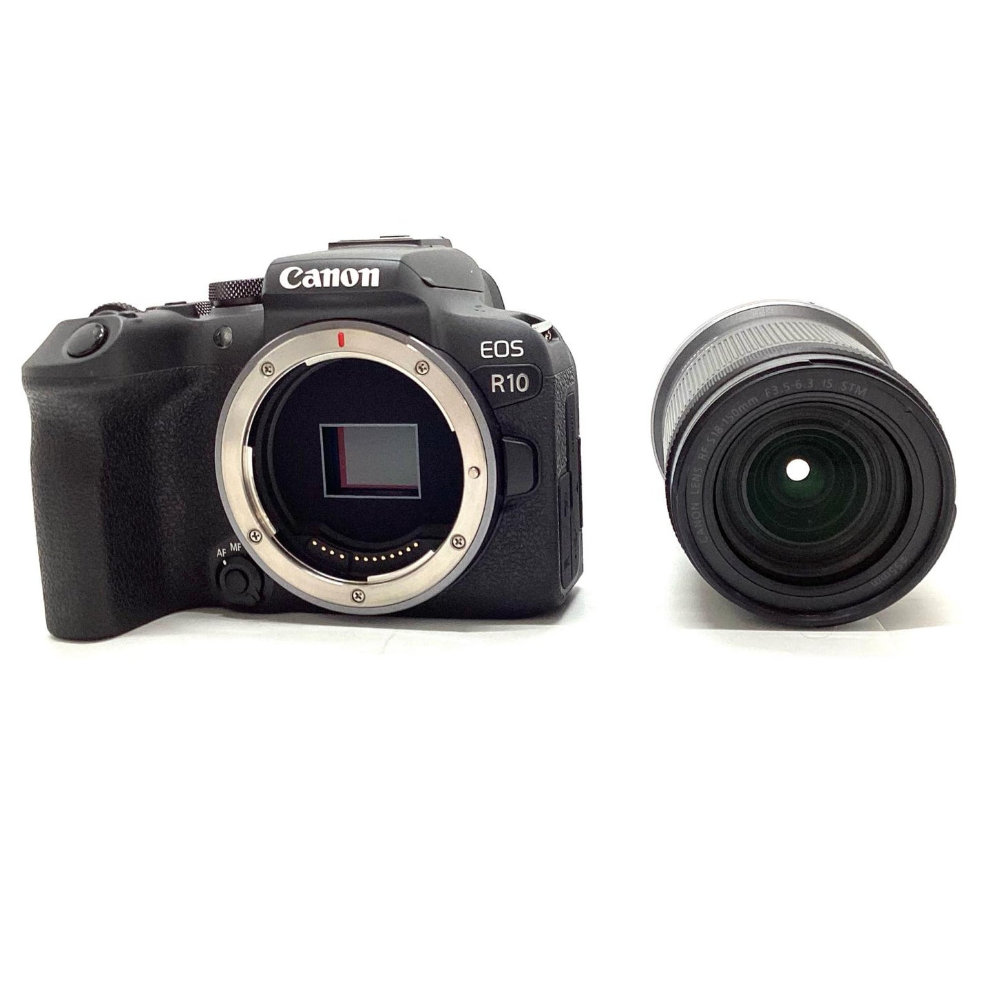 【全額返金保証】【最速発送】Canon デジタル一眼 EOS R10 RF-S18-150 IS STM レンズキット ブラック 美品 動作確認済