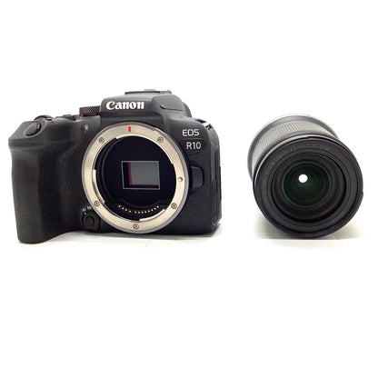 【全額返金保証】【最速発送】Canon デジタル一眼 EOS R10 RF-S18-150 IS STM レンズキット ブラック 美品 動作確認済