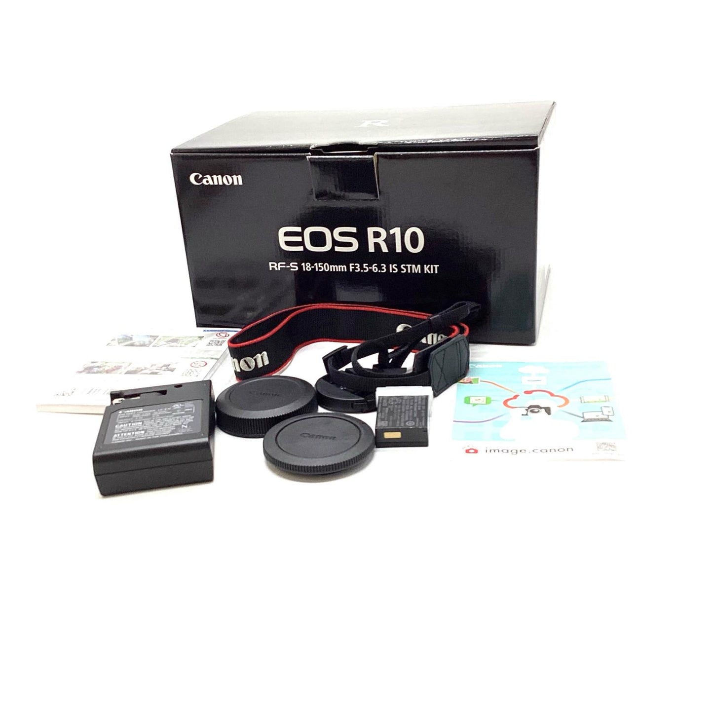 【全額返金保証】【最速発送】Canon デジタル一眼 EOS R10 RF-S18-150 IS STM レンズキット ブラック 美品 動作確認済